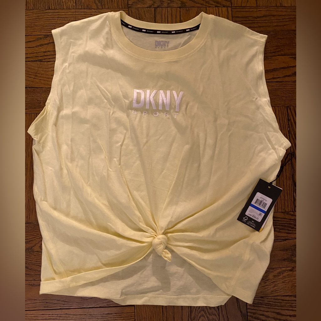 Dkny Women’s Workout Knotted Tee